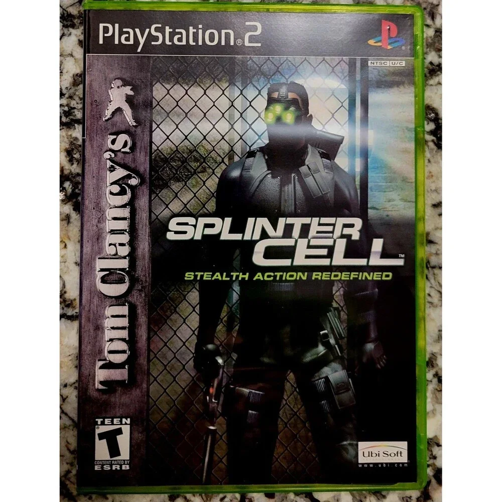 Tom Clancy's Splinter Cell (Sony PlayStation 2, 2003),CIB,MANUAL,FAST SHIPPING